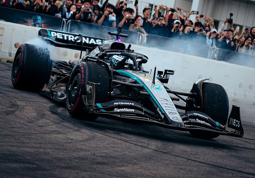 Bottas is still behind the wheel of an F1 car